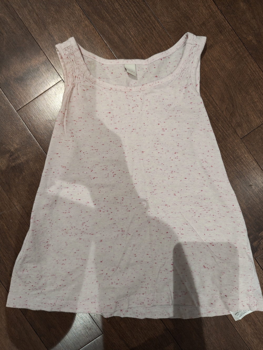 Esprit Pink Speckled White Tank Top